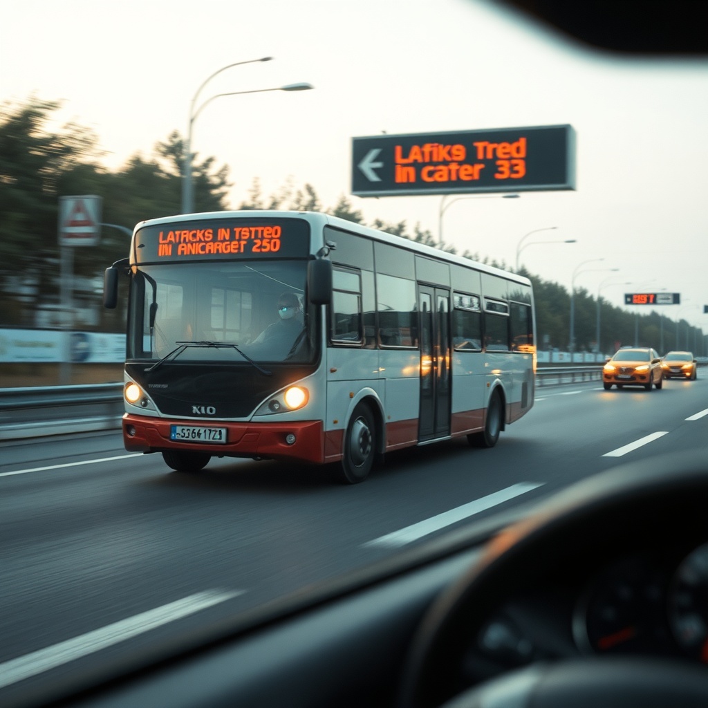 <Otobanda 130 km/s hızla giden bir otomobilin lastiklerine yakın çekim