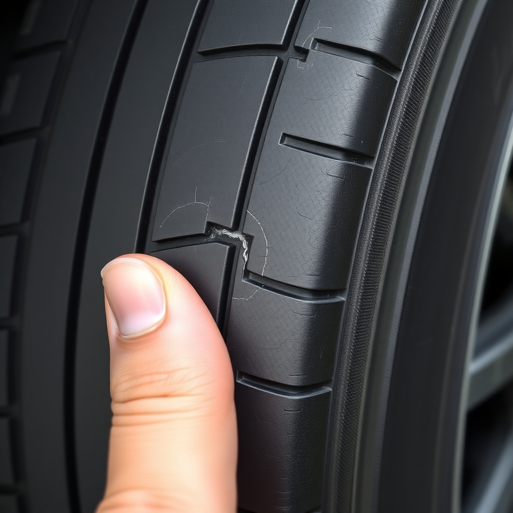 A clean photorealistic close-up photo of a Michelin CrossClimate 2 tire sidewall showing v